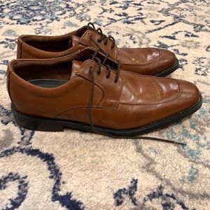 Rockport men’s dress shoes 10 brown leather